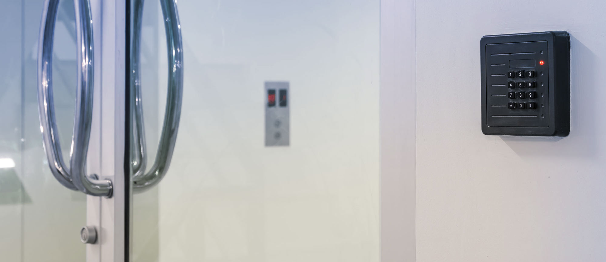 Access control door entrance